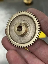 QTY 1 BOSTON GEAR G264 BRONZE SPUR GEAR LIVE STEAM 24 PITCH 48 TEETH 5/16” BORE
