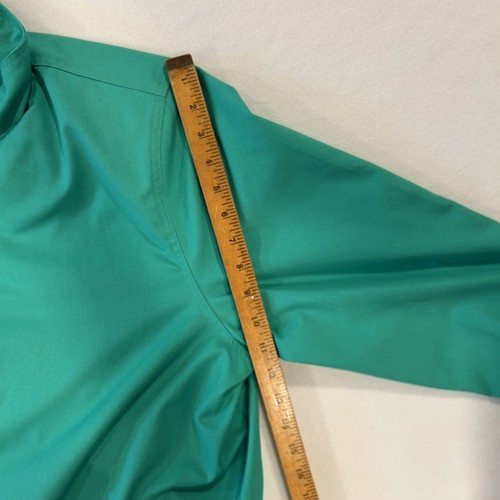Koret Zip Jacket Women's Large Teal 80s 90s Vintage Windbreaker Track Style - Picture 9 of 13