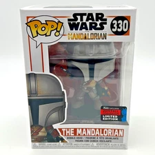 Funko POP! Star Wars THE MANDALORIAN #330 Fall Con Exclusive w/Box Protector
