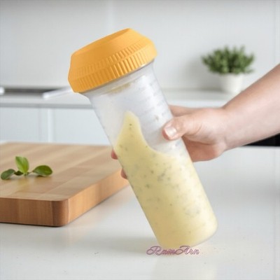Tupperware Mix-Max 750 ml auslaufsicherer Shaker Eiweiß Schüttelbecher Meßbecher