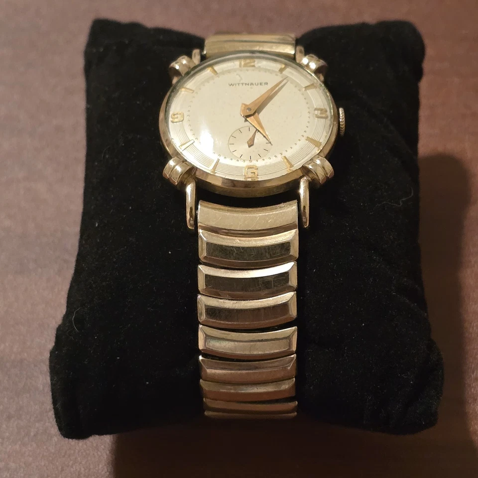 Reloj Wittnauer Hombre Lleno de Oro 10K Vintage Foto 2 de 4