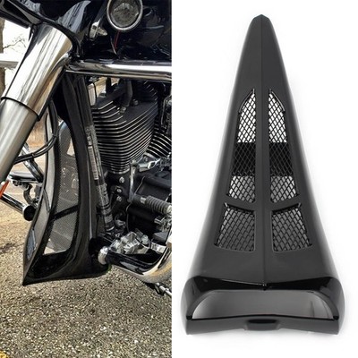 GlossyBlack Stretched Tall Chin Spoiler Scoop For Harley Street Road Glide 14-22