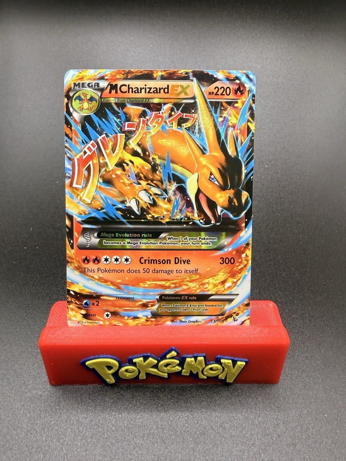 Pokémon TCG M Charizard EX 13/106 Flashfire Ultra Rare Holo Card NM