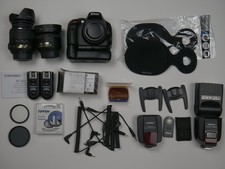 Nikon D5100 DSLR Bundle - 35mm f/1.8G Prime  18-55mm VR Lenses - Full bundle