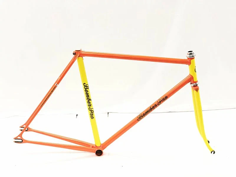 Bomber Pro Track Frame Set NJS Yellow/Orange Tsuruoka Racing 535