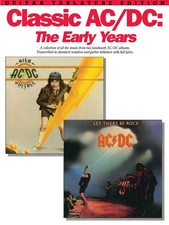 Classic AC/DC Early Years Guitar Tab Intermediate Sheet Music Book