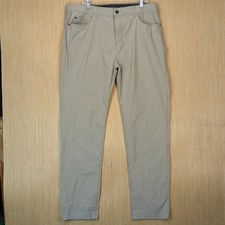 Denali Mens Delta Khaki Stretch Outdoor Hiking Pants 38x34 Gorpcore Lightweight