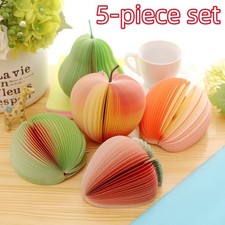 Five-piece set non-sticky small notebook, can write creative 3D sticky notes