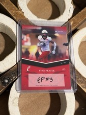 2024 EVAN PRATER/90 AUTO ON-CARD ONIT RC FOOTBALL #S-2 CINCINNATI