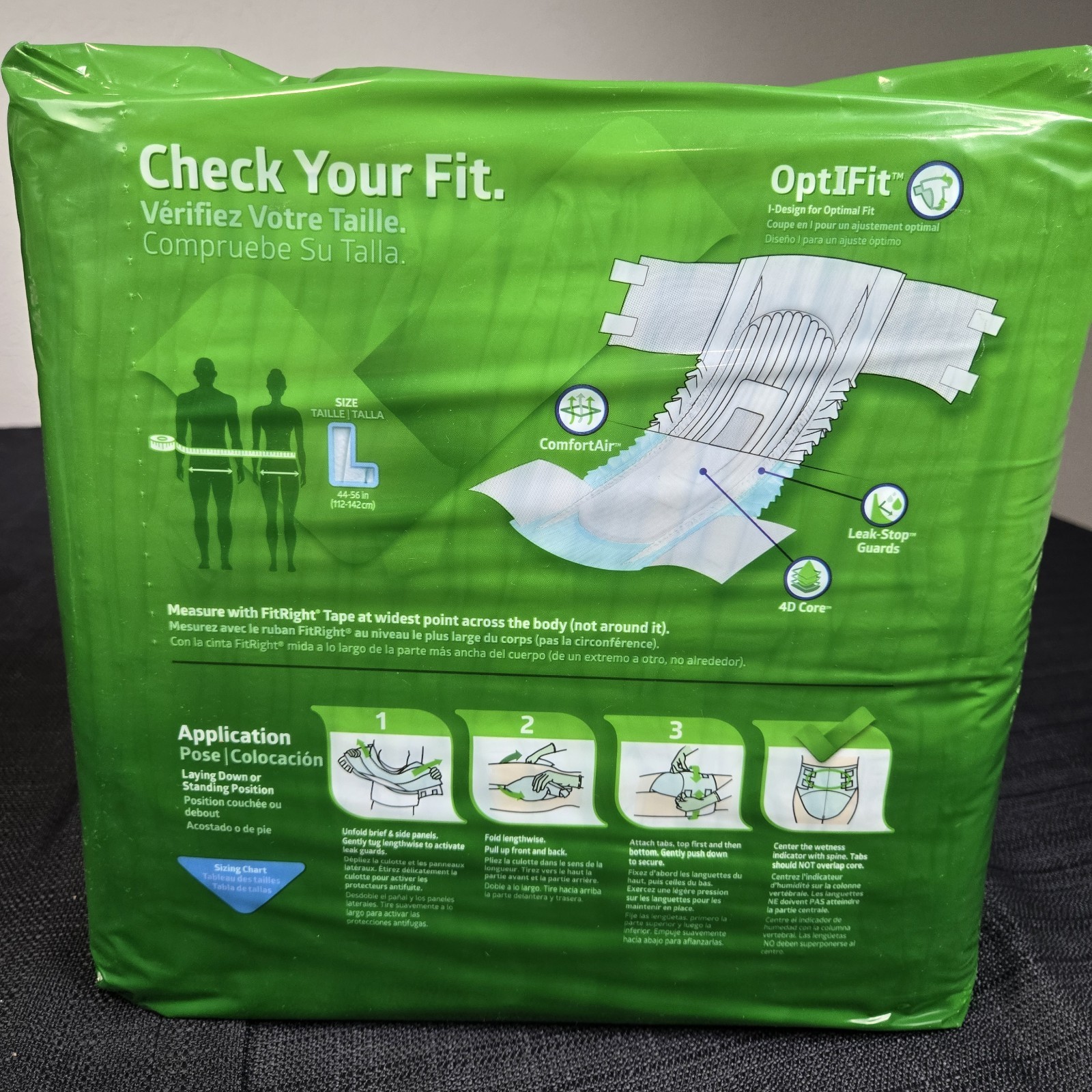 Medline FitRight Ultra Large Disposable Briefs - 20 Count, Sealed 