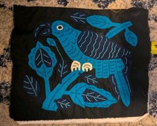 Vintage Panama Mola Kuna Fish Handmade Folk Art Textile Framed 8x9