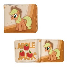 My Little Pony Bi-Fold Wallet - APPLEJACK New 4x5" Credit Card Billfold