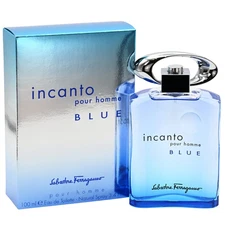 INCANTO BLUE pour homme by Salvatore Ferragamo 3.4 oz EDT For Men New in Box