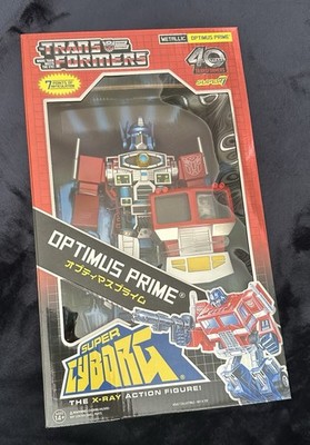 Transformers Optimus Prime Super Cyborg The X-Ray Action Figure 40 Yrs Hasbro