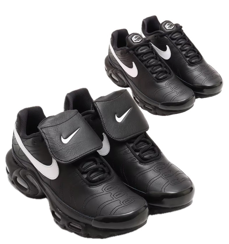Size 7 - Nike Air Max Plus Tiempo Black White W for sale online | eBay
