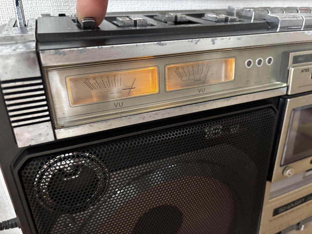 SHARP GF-505SB ラジオ付ステレオテープレコーダージャンク品