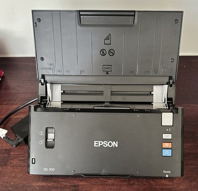Epson WorkForce DS-510 Duplex Color Desktop Scanner with power cord