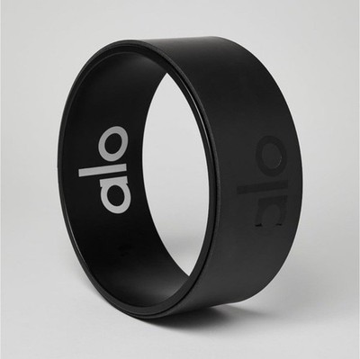 alo Bend It Yoga Wheel Black Unisex Adults Yoga Equipment