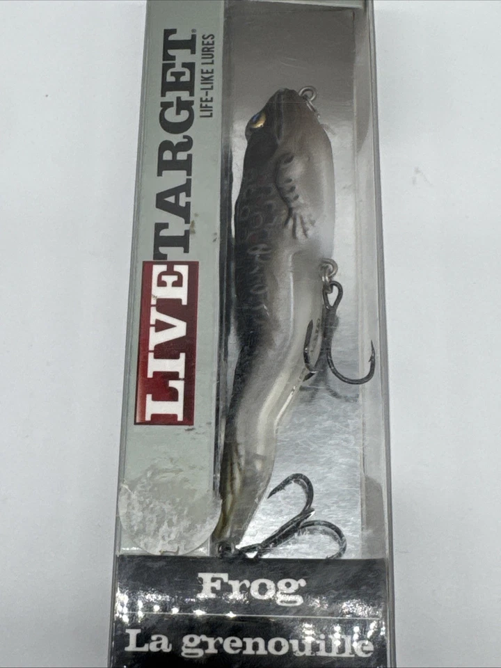 Live Target 4-1/8" Topwater Walking Frog Brown/black 5/8oz - Image 2 of 4