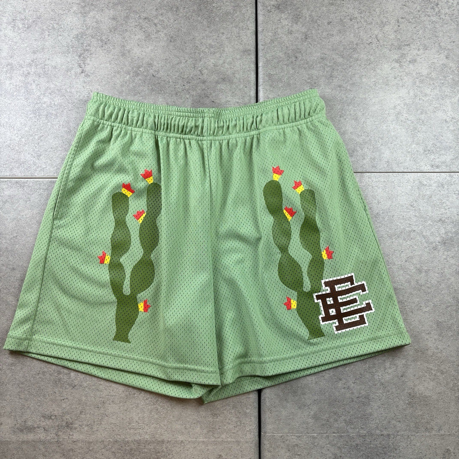 Eric Emanual Ee Basic Shorts ‘cactus Green’ Mens L - image 1