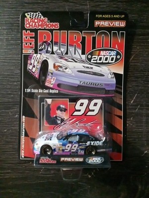 Nascar 2000 Preview Jeff Burton #99 1:64 Buy 2 get 1 free equal value.