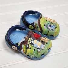 Crocs Toddler Bluey Classic Clog Sandals Size 4 Blue