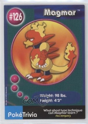 Magmar (Collectible Movie Scene #9) #126 1999 0l4h