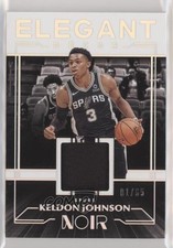 2019 Panini Noir Elegant Decor Rookie Jerseys 1/65 Keldon Johnson #ER-KJN 04dh