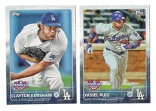 2015 Topps Opening Day - LOS ANGELES DODGERS Team Set