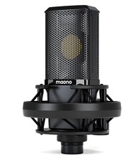 XLR Condenser Microphone with 34mm Large Diaphragm, Professional Cardioid Studio