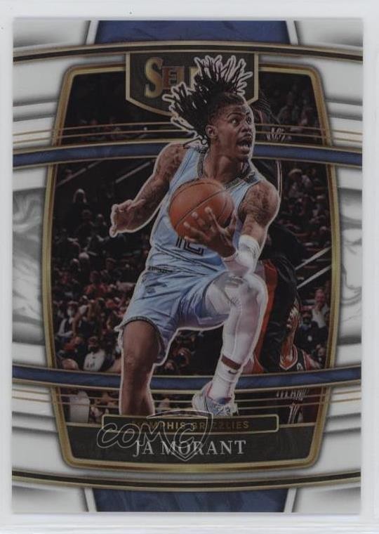 2021-22 Panini Select Concourse White Prizm 39/149 Ja Morant #75 12lq