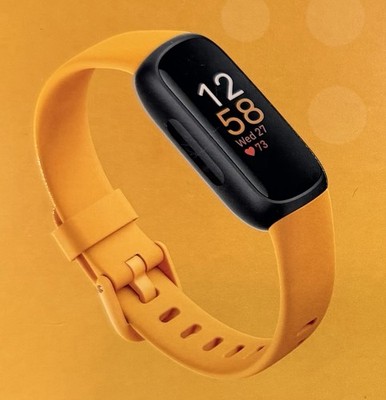 Fitbit Inspire 3 Activity Tracker Heart Rate + Sleep Tracking Yellow/Black (NEW)