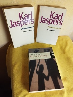 Karl Jaspers: Was ist Erziehung? + Existenzerhellung + Metaphysik (3 Bücher)