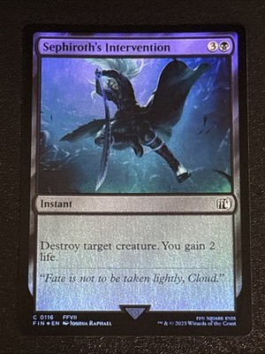 MTG Final Fantasy Sephiroth's Intervention Foil 0116 NM
