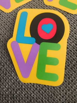 Original Un Inc (Burton) Sticker ''LOVE''
