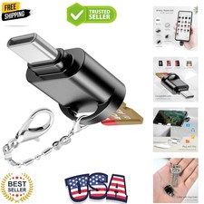 USB C Micro SD Card Reader for Android Phone, Camera, Laptop with Keychain, M...