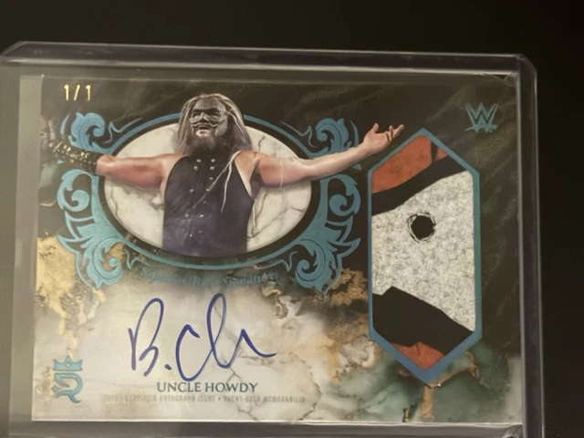 2025 Topps Royalty WWE Uncle Howdy #SUS-UHO Superior Relic Signatures 1/1