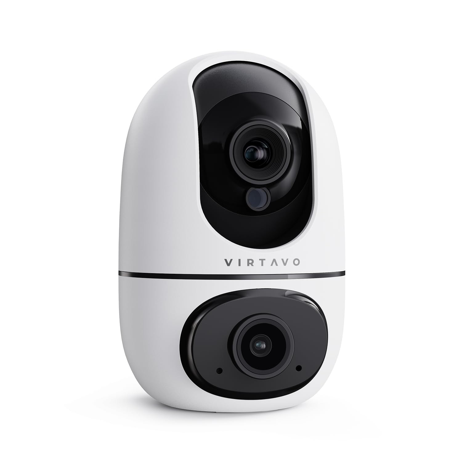 Virtavo XD1 Telecamera WiFi Interno Doppio Obiettivo 360° | Sicurezza Casa