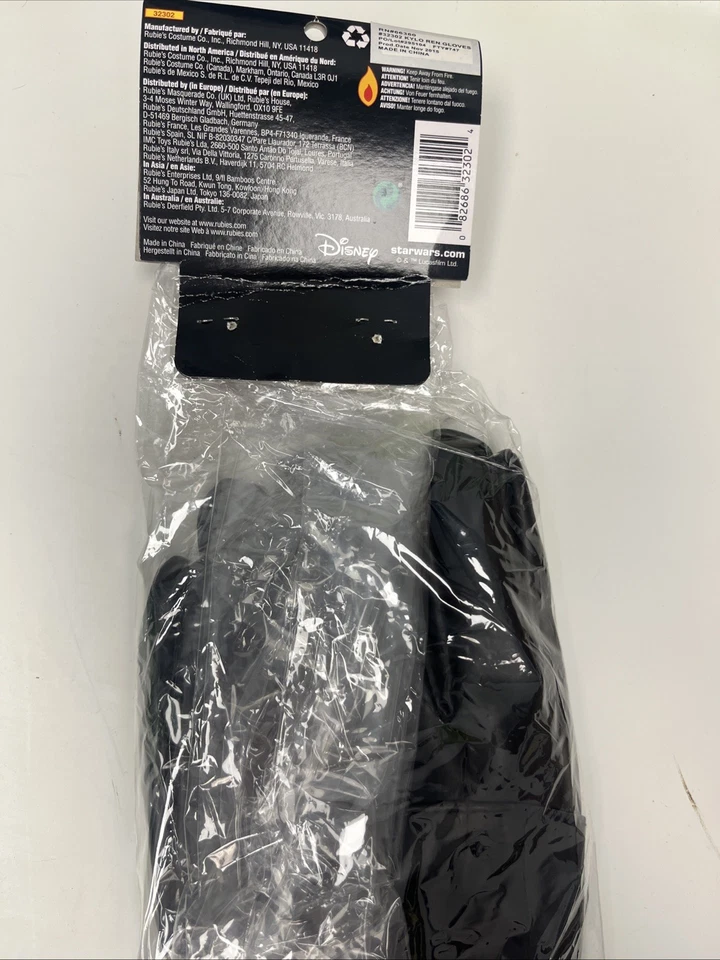 Acessório fantasia luvas de batalha Jedi sombrias Kylo Ren episódio VII adulto Star Wars - Imagem 3 de 3