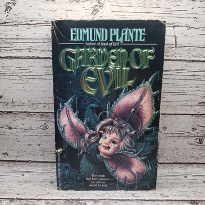 Edmund Plante - Garden Of Evil - Vintage 80's Horror Paperback Leisure Books