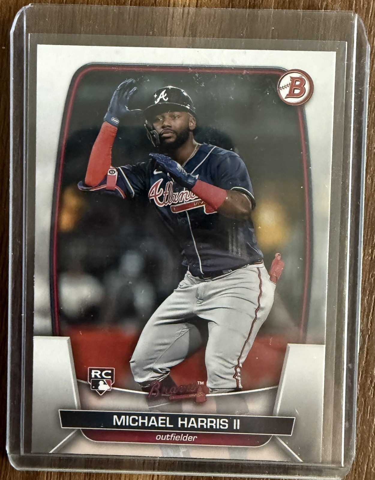 2023 Bowman MICHAEL HARRIS II ROOKIE CARD #76 RC Braves