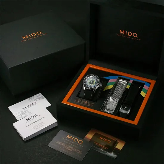 Mido Ocean Star Decompression Worldtimer Limited … - image 6