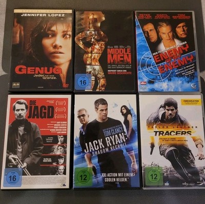 6 Thriller Genug / Middle Men/ Die Jagd / Tracers / Enemy of my Enemy/ Jack Ryan