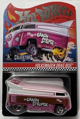 Hot Wheels RLC Exclusive VOLKSWAGEN DRAG BUS Pink CANDY STRIPER