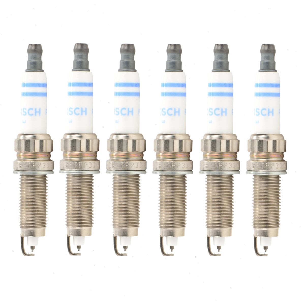 6 pc Bosch Double Platinum Spark Plugs for 2012-2018 BMW 640i 3.0L L6 gi
