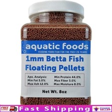 Floating Pellets Tropical Fish Food Cichlids Goldfish Betta Shrimp Snails New