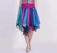 Tribal Style Belly Dance skirt multi leaves Women's Skirt Wholesale Lot 05 pcs