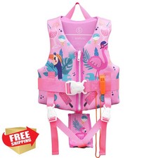 MOAMDAUT Toddler Pink M Swim Vest 45-60LB