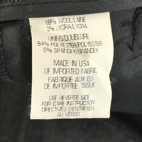 Theory Yanette Copenhagen Wool Dress Pant Women's Size 10 Stretch Career Pockets - Picture 9 of 10