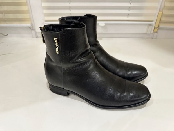 Women Gino Rossi Boots Black Leather 37 #2JAL